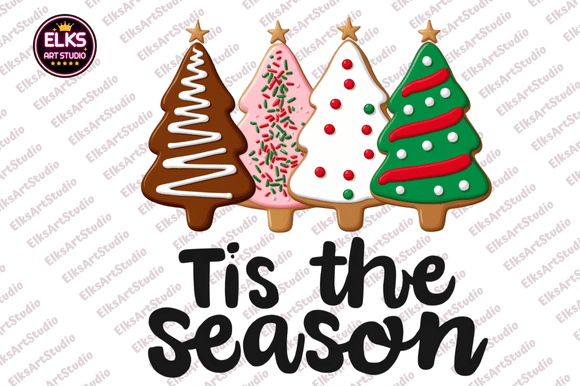 Christmas Tree Cake PNG: Festive Illustrations