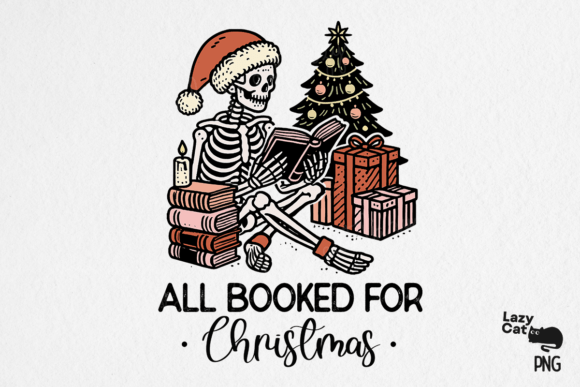 Funny Christmas Skeleton PNG: Festive Illustrations