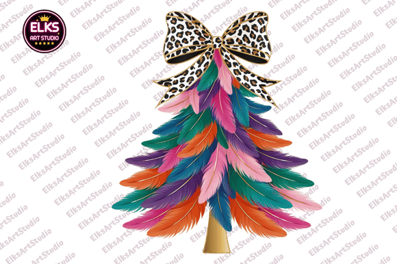 Girly Christmas Tree Sublimation PNG Review