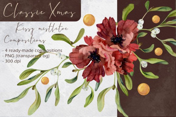 Reviewing Christmas Kissy Mistletoe Compositions
