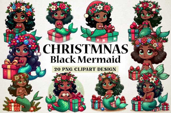 Reviewing the Christmas Black Girl Mermaid Design