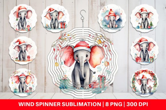 Reviewing the Wind Spinner Christmas Elephant Design