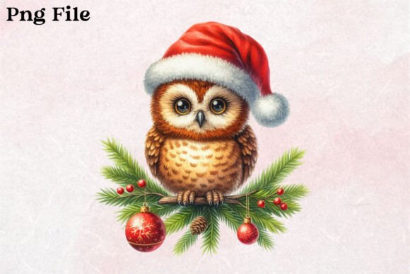 Watercolor Christmas Owl Clipart PNG: A Publisher’s Review