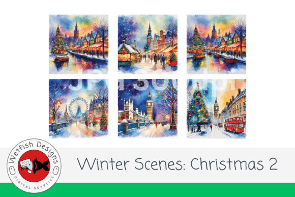 Winter Scenes Christmas 2: Illustrations Review